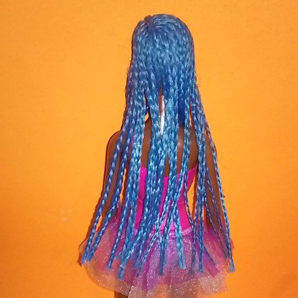 Barbie Doll Christie Ballet Dancer with Blue Braids Hairstyle - Picture 10 of 12